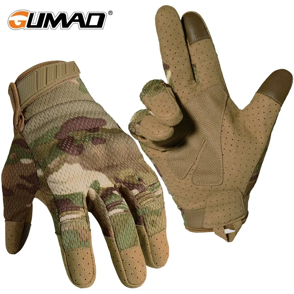 Outdoor Sport Gloves - كامو شاشة تعمل باللمس قفازات التكتيكية