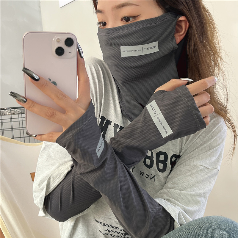 Outdoor Sport Gloves - 2 قطعة مجموعة الشمس الأشعة فوق