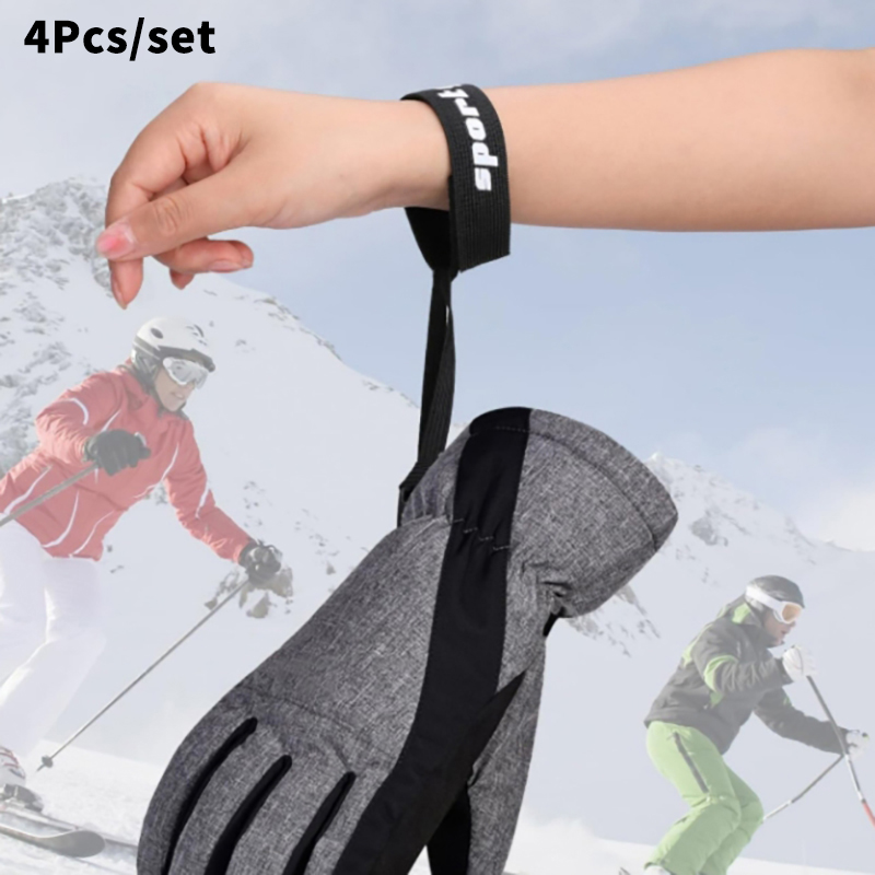4 قطع من أحزمة المعصم المرنة ل - مراجعة Outdoor Sport Gloves وسعره