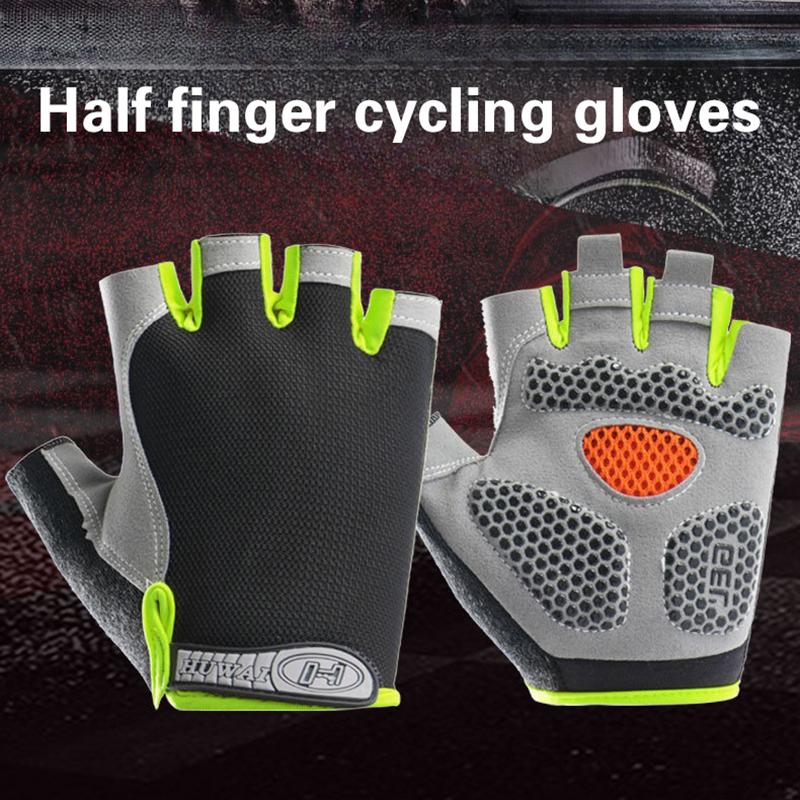 قفازات ركوب الدراجات نصف الأصا - مراجعة Outdoor Sport Gloves وسعره