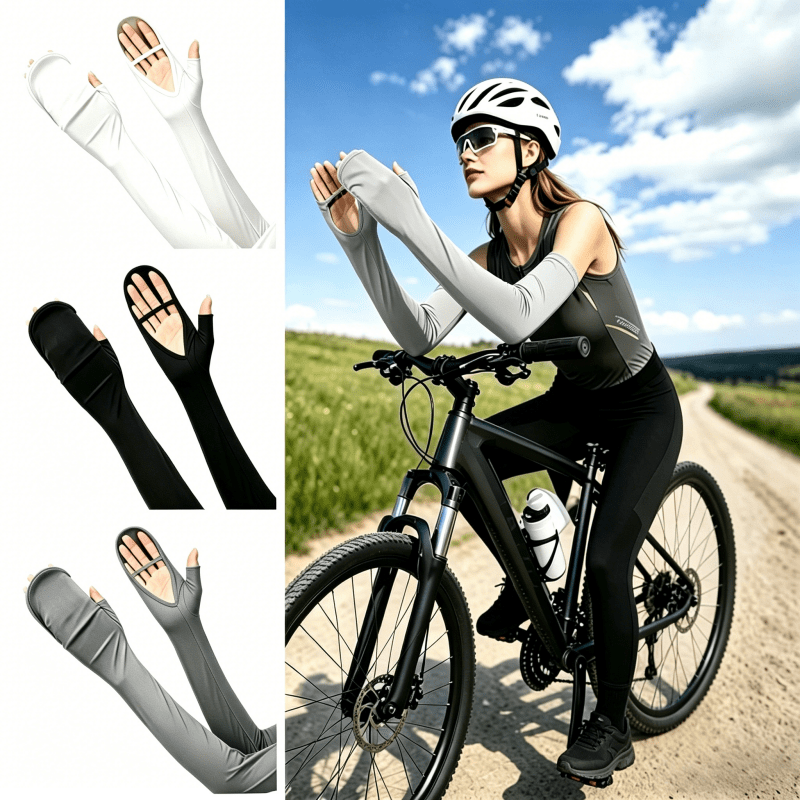 قفازات حماية من الشمس حساسة لل - مراجعة Outdoor Sport Gloves وسعره