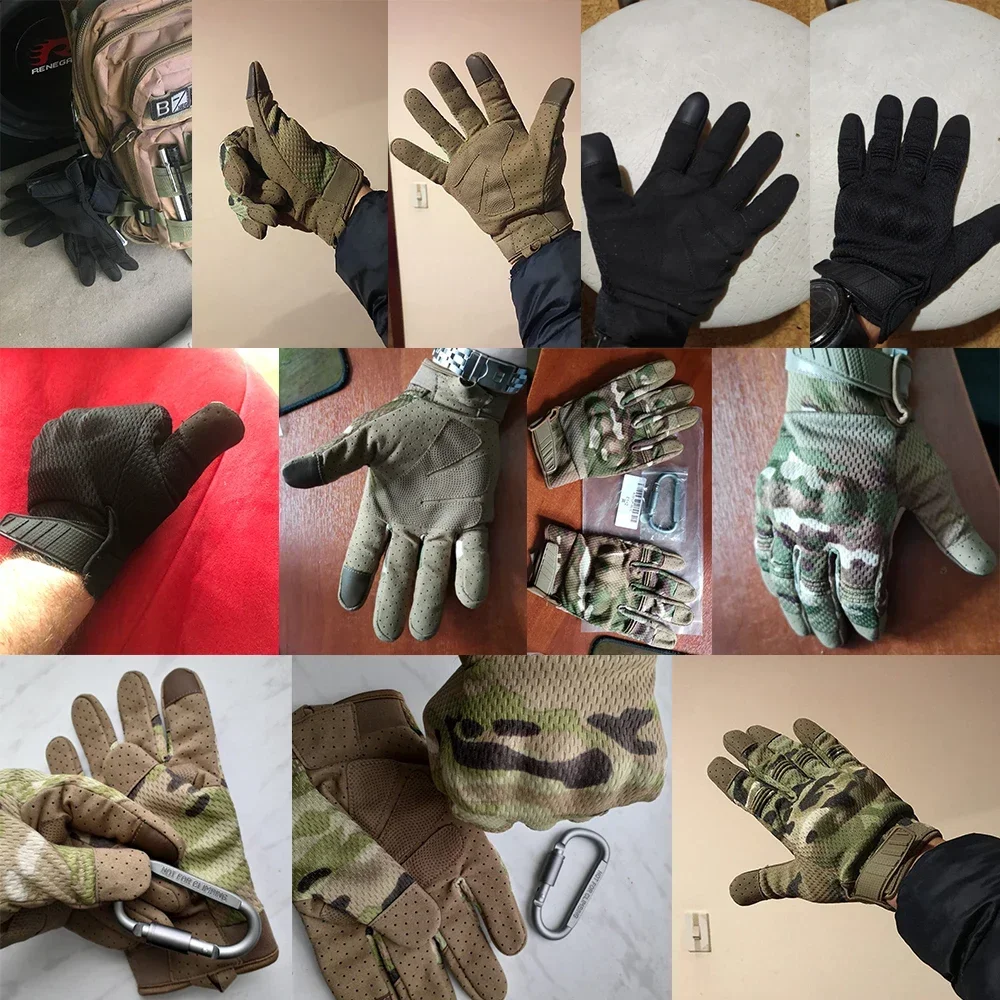 كامو شاشة تعمل باللمس قفازات ا - مراجعة Outdoor Sport Gloves وسعره