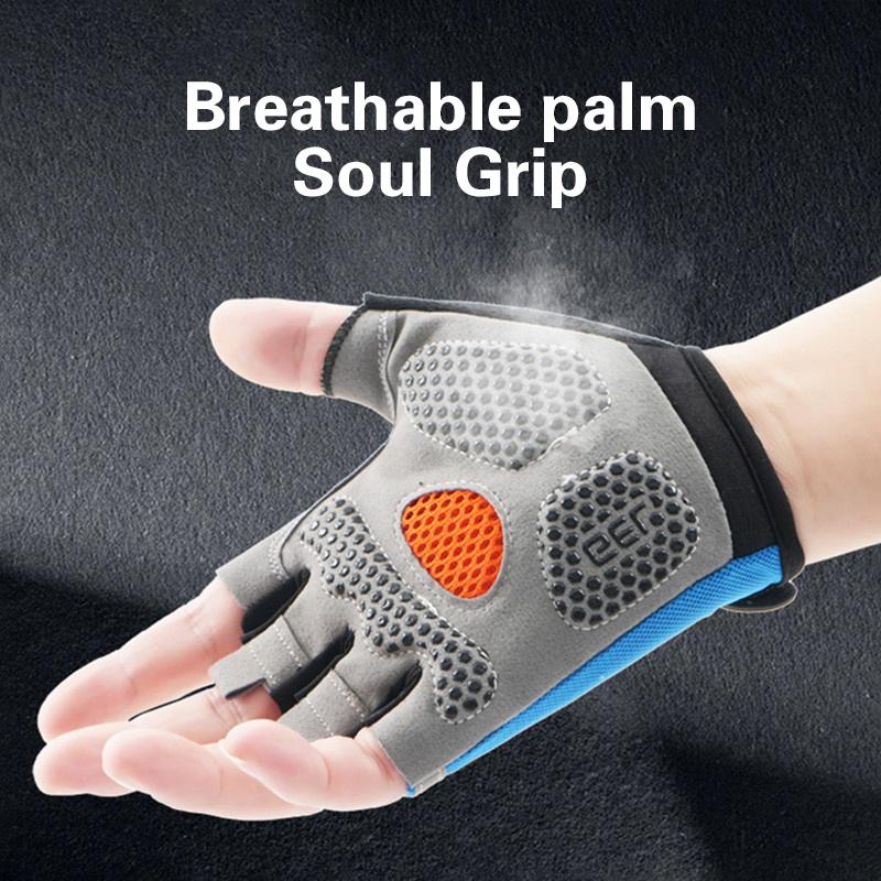 قفازات ركوب الدراجات نصف الأصا - مراجعة Outdoor Sport Gloves وسعره